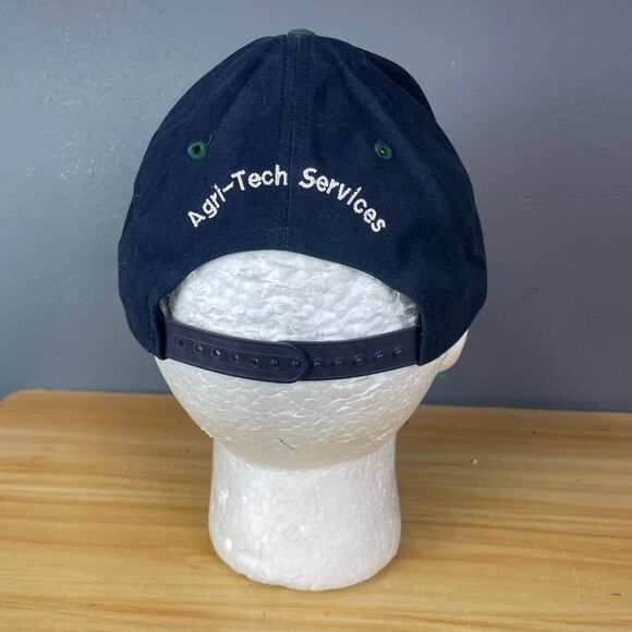 CROPLAN Genetics Vintage Black Green Snapback Hat Cap Agri-Tech Services USA - Picture 4 of 8